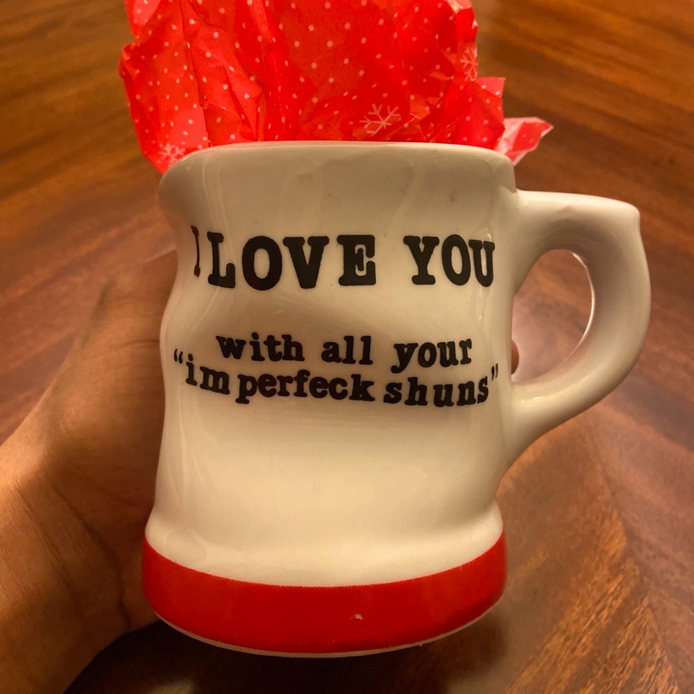 “I Love You” Wrinkled Mug